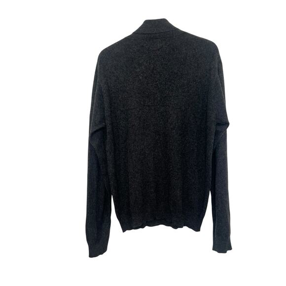 Joseph & Lyman Men’s Minimalist Cashmere Turtleneck Sweater Gray - Picture 3 of 9